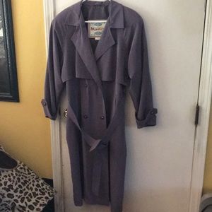 Vintage purple rain coat